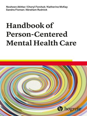 cover image of Handbook of Person-Centered Mental Health Care
